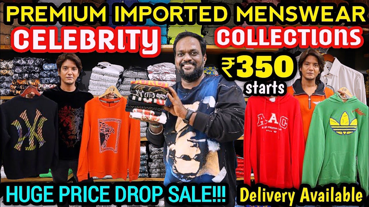 🤩Branded & Imported Collections | Winter Outfits👕🤯| Walking Street |Premium Menswear |Rani's Vlogs