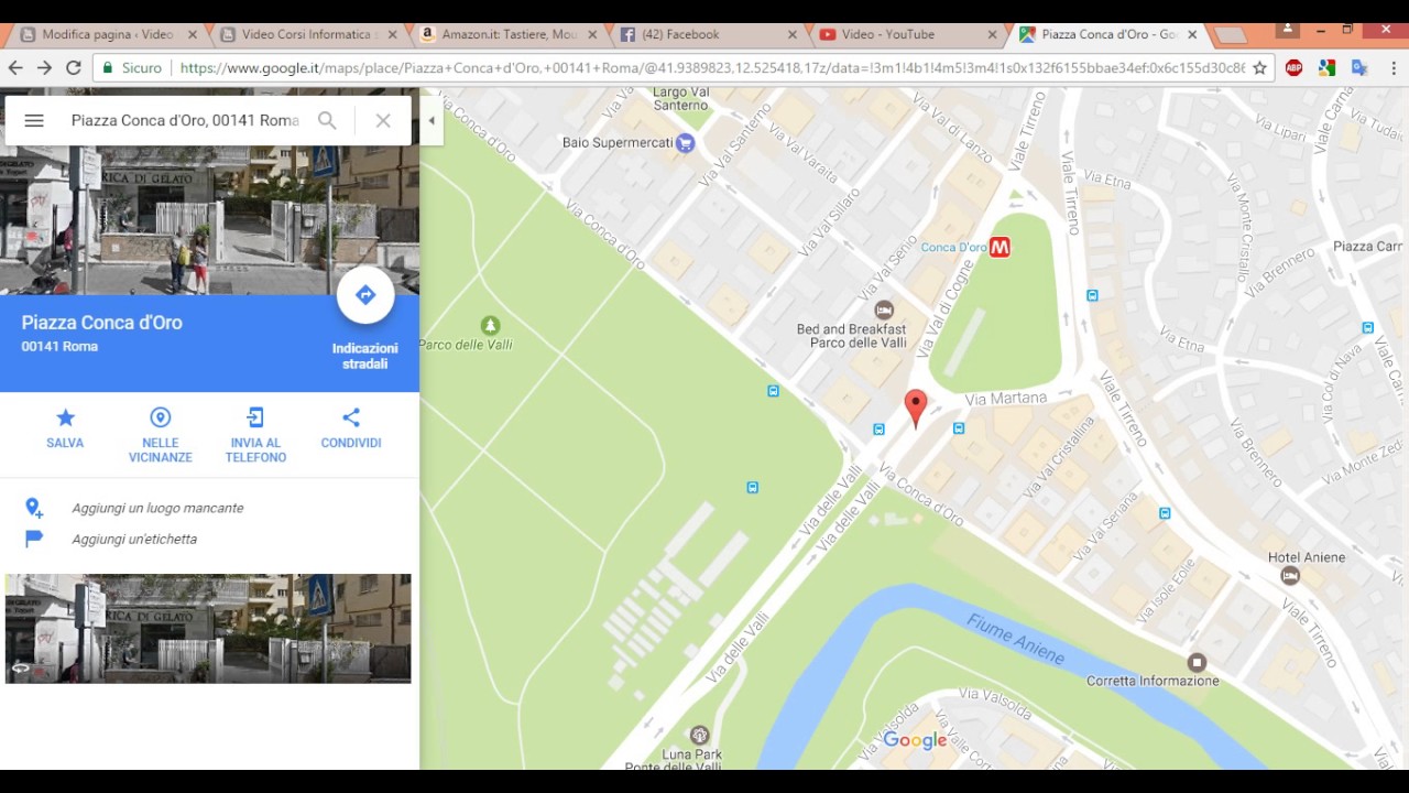 inviare le nostre mappe di google map alla propria macchina
