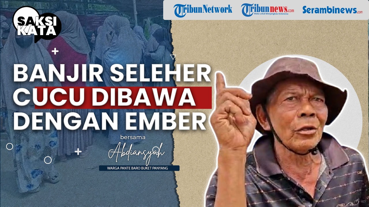 SAKSI KATA - Hampir Seluruh Rumah Di Desa Pante Baro Buket Panyang Terdampak Banjir