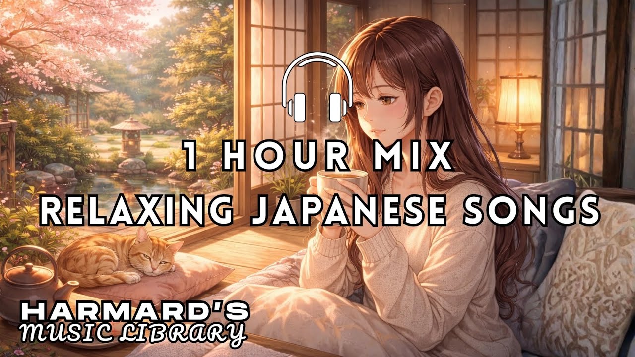 【Free BGM】1 Hour Mix Relaxing Japanese Songs | Calm & Cozy - Harmard's BGM