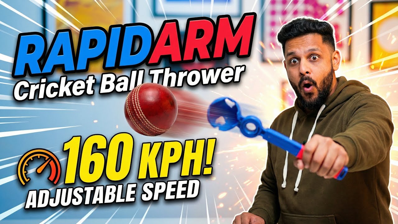 Best Rapid Arm Cricket Ball thrower | 80-160kph Speed 🏏