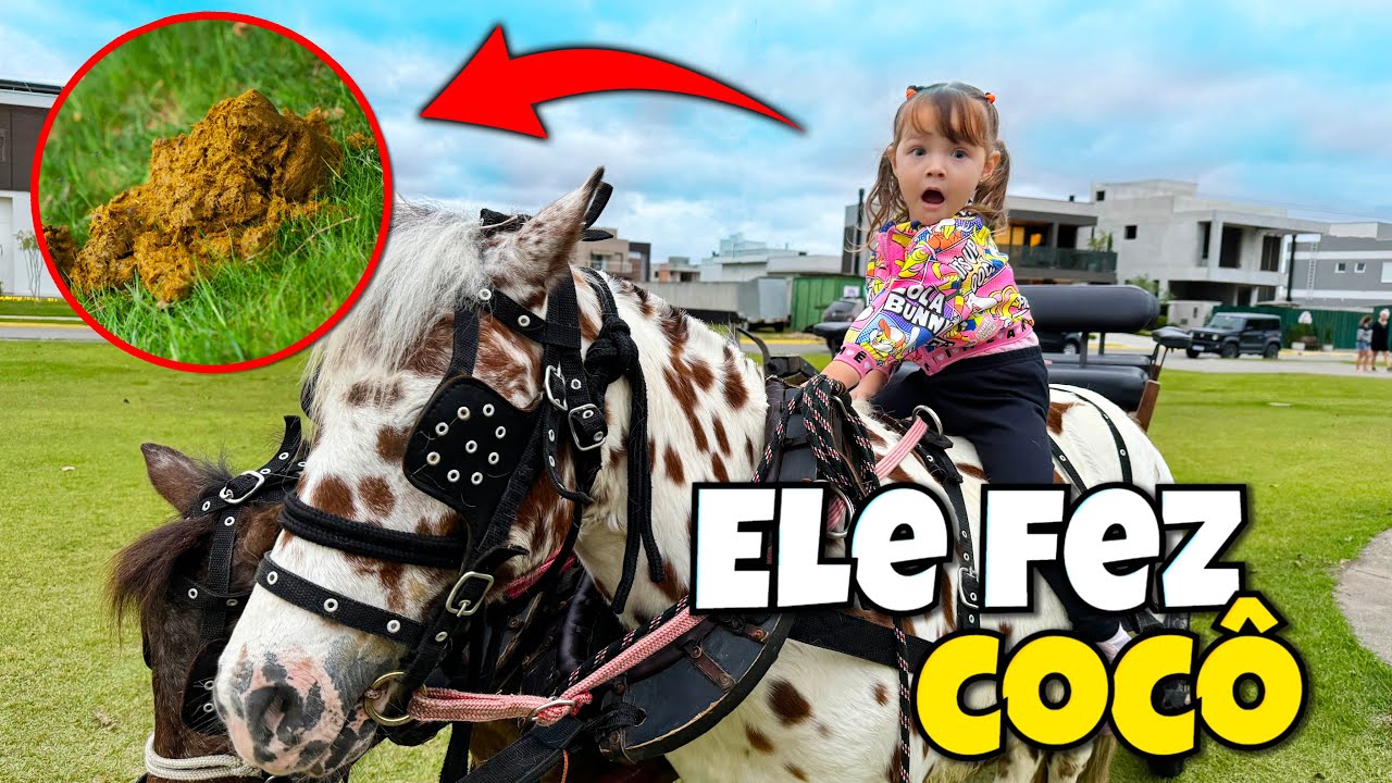 ★ O CAVALO FEZ COCÔ QUANDO SUBI NELE ★ ISADORA MASUDINHA ★