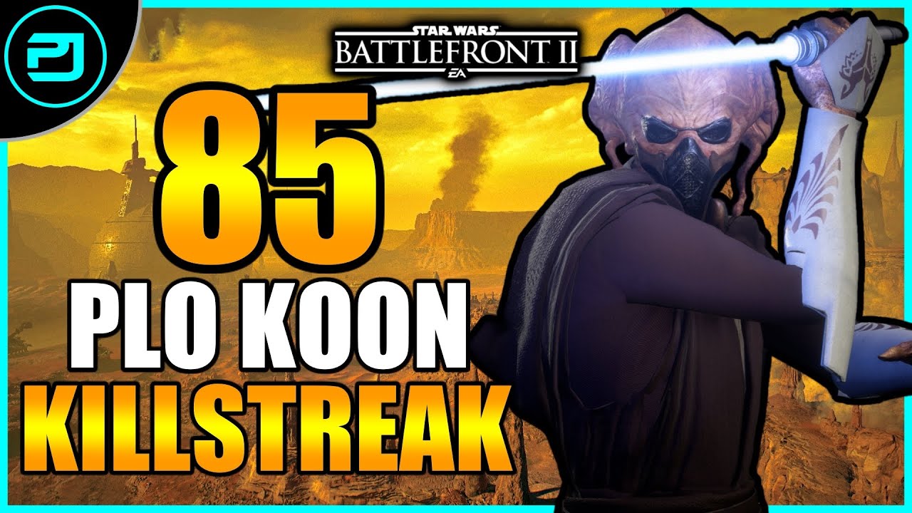 Star Wars Battlefront 2 Plo Koon 85 Killstreak (Geonosis)