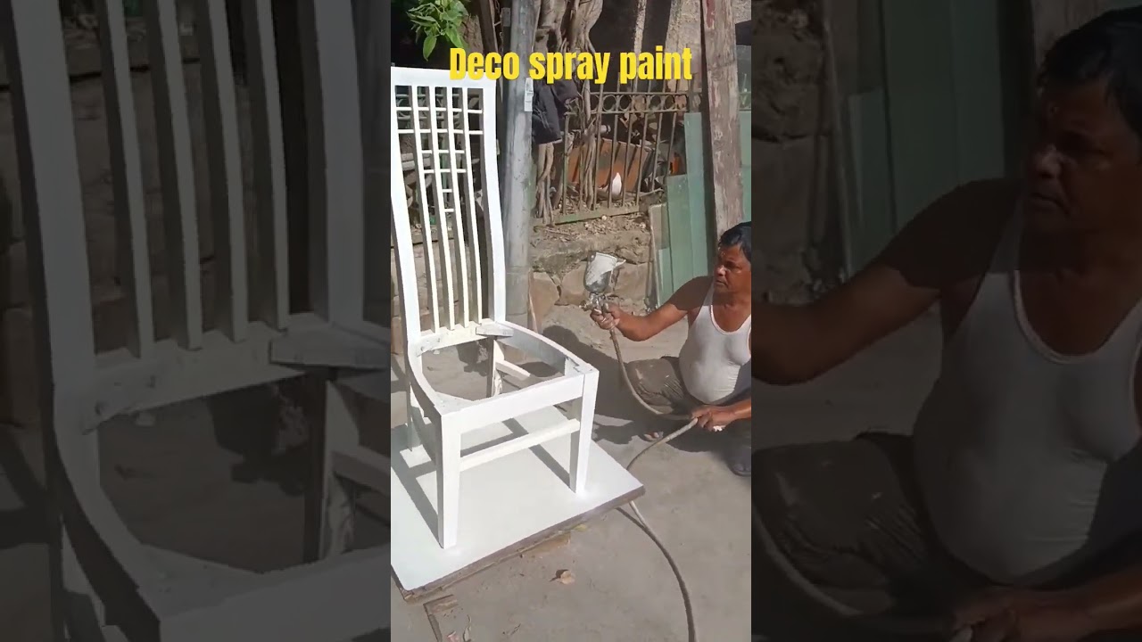 Deco spray paint #decoration #painting #chair #spray