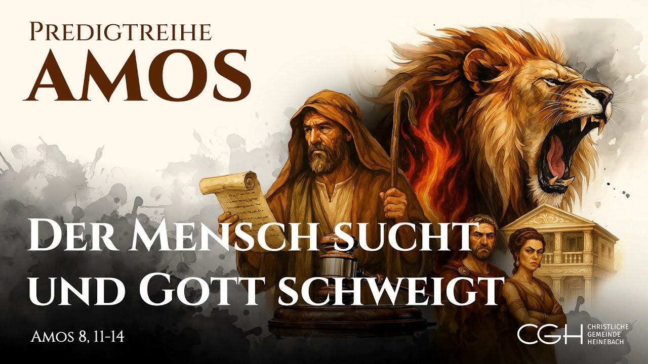 Der Mensch sucht und Gott schweigt | Amos 8,11-14 I Teil 11