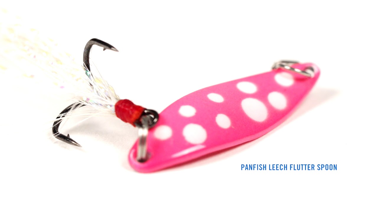 Panfish Leech Flutter Spoon - Clam Pro Tackle