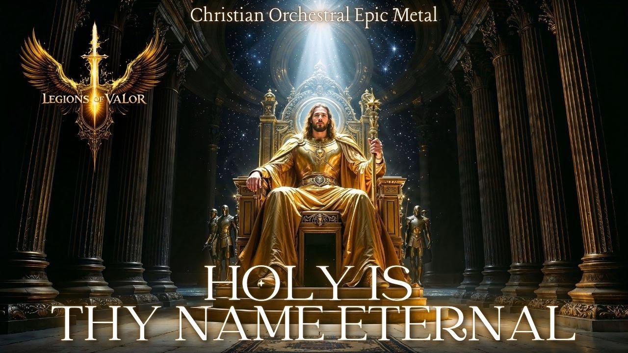 Legions of Valor - Holy Is Thy Name Eternal | Christian Orchestral Power Metal Worship #ai