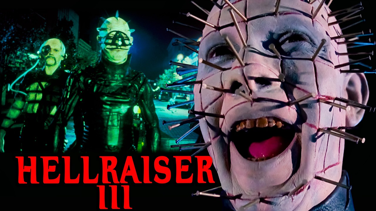 Hellraiser 3 (1993) O mais SLASHER da Franquia | O Pinhead da CULTURA POP e NOVOS Cenobitas