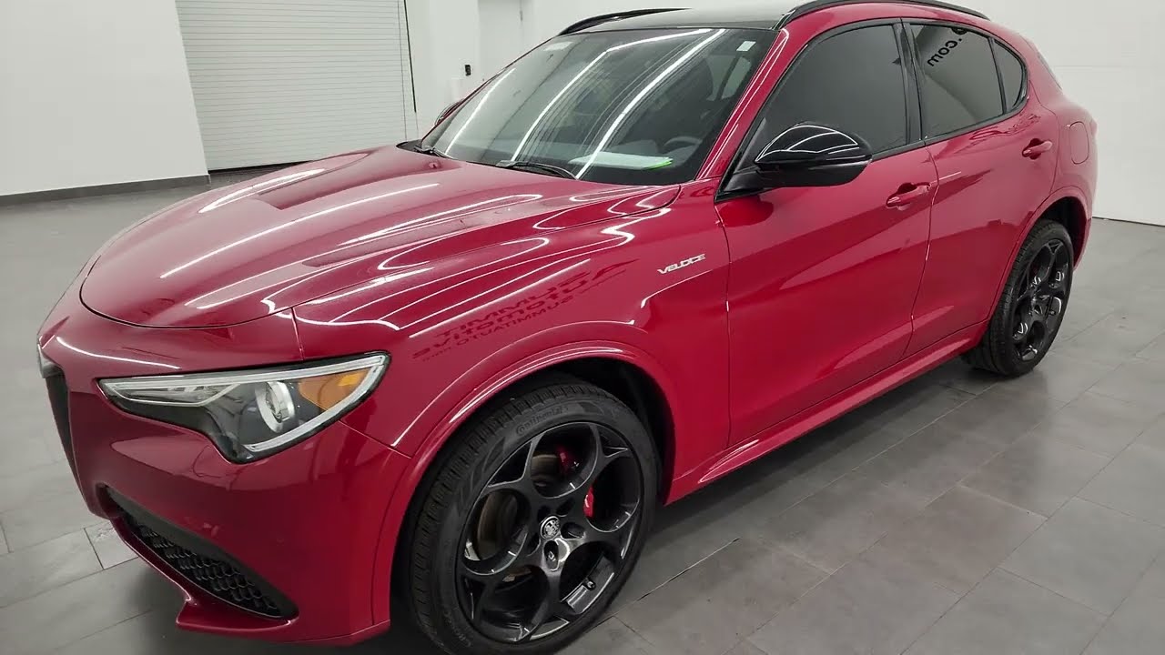 2022 ALFA ROMEO STELVIO VELOCE AWD ALFA ROSSA RED 4K WALKAROUND 23J193A SOLD!