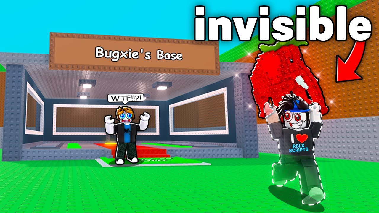 Using HACKS to turn INVISIBLE in Steal a Brainrot..