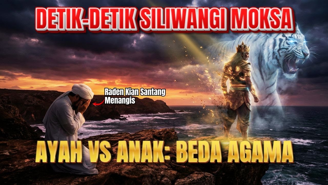 MERINDING! Kesaktian Prabu Kian Santang Hancur: Prabu Siliwangi Moksa & Menolak Masuk Islam