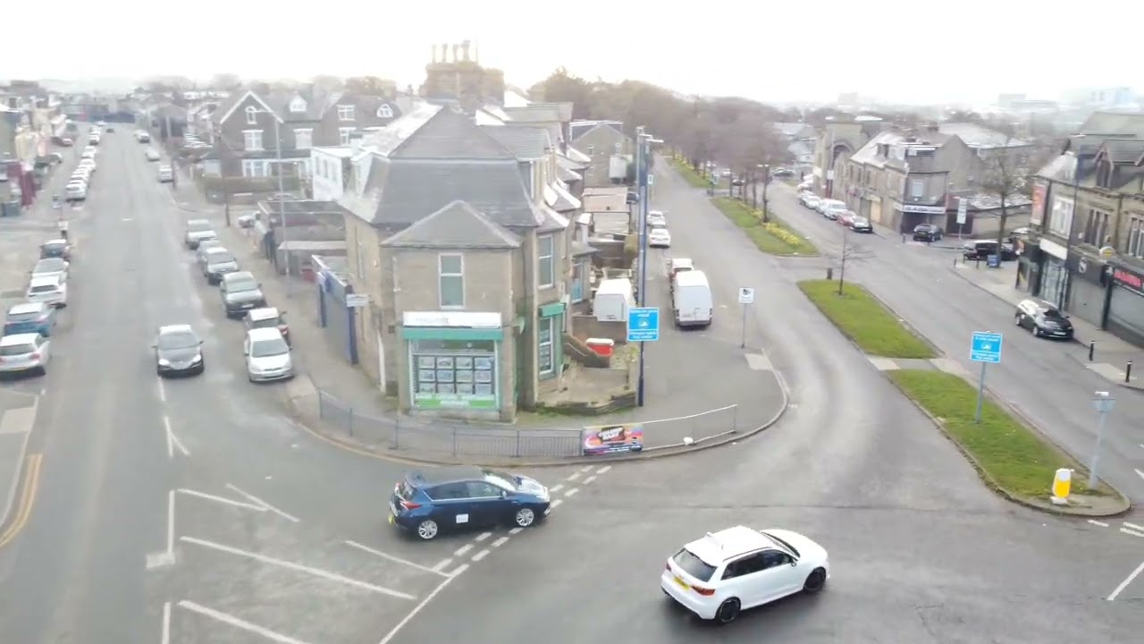 TOLLER LANE ROUNDABOUT BRADFORD APPROACHING FROM TOLLER LANE TAKING 4TH EXIT B.R.I