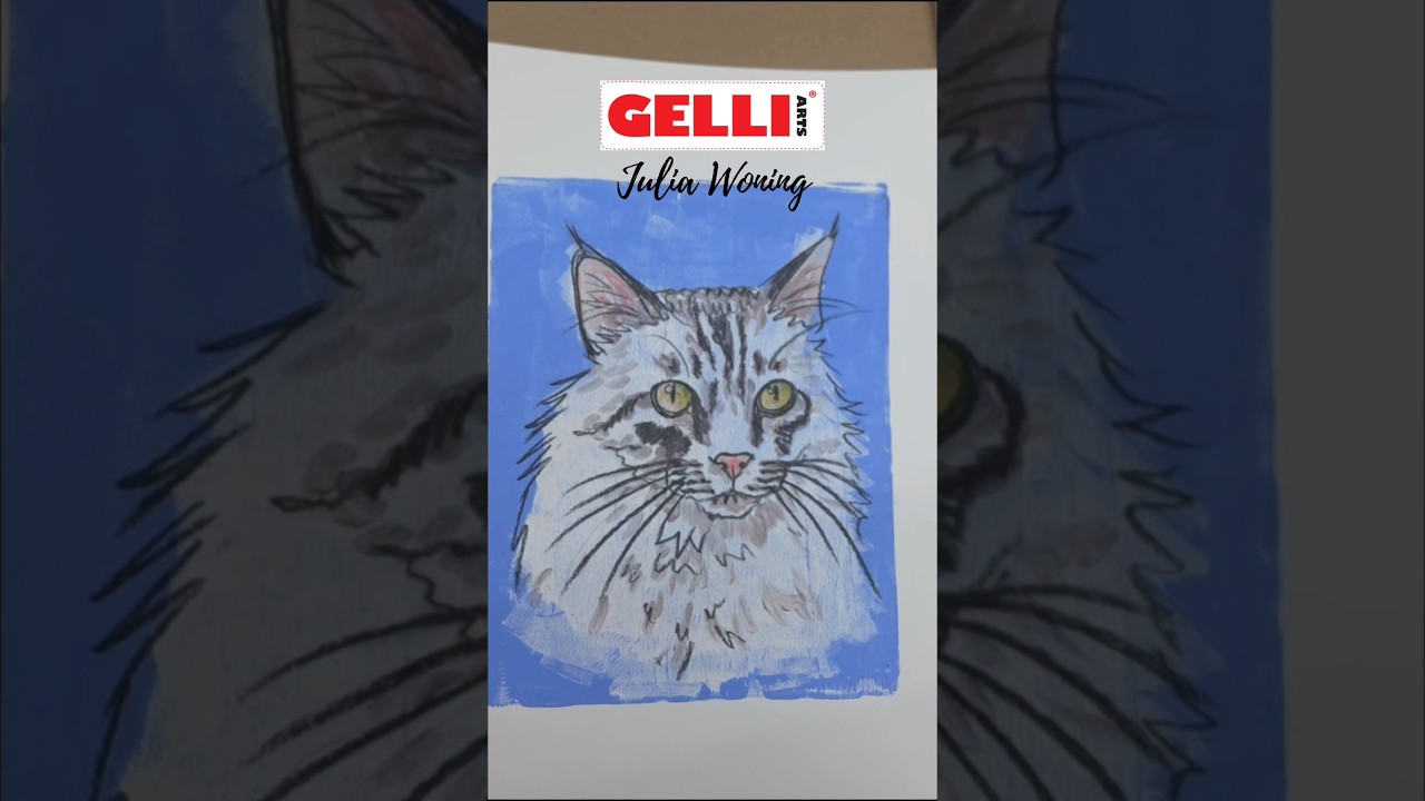 gel printing meets charcoal