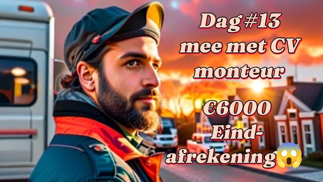 Dag #13 mee met cv monteur l €6000 eindafrekening 😱
