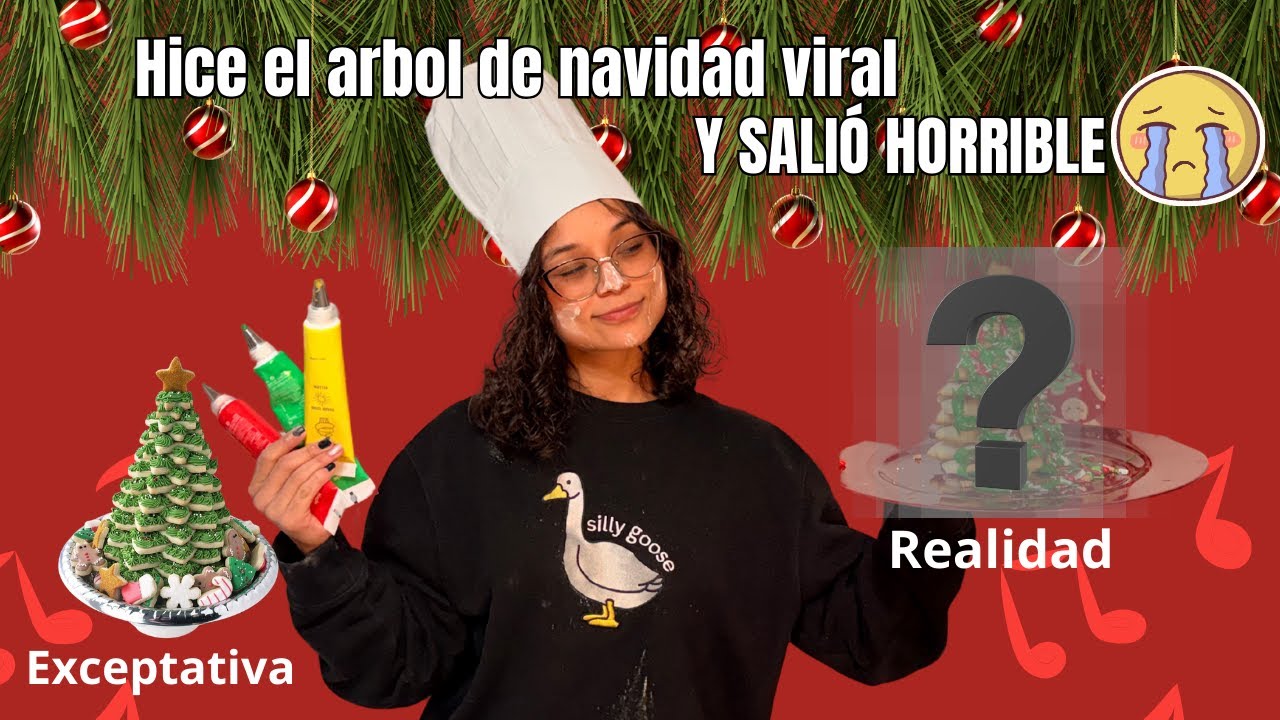 Expectativa vs Realidad: mi árbol de navidad FALLO rotundamente 😂😭🎄
