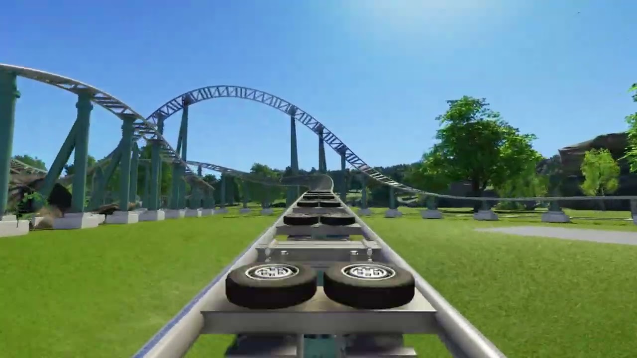 Intamin family coaster concept in planet coaster 2