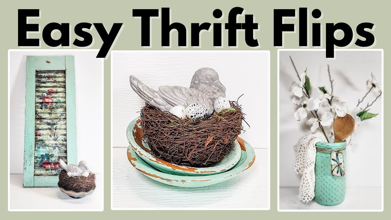 Trash to Treasure Thrift Flip | Easy DIY Milk Paint Home Decor