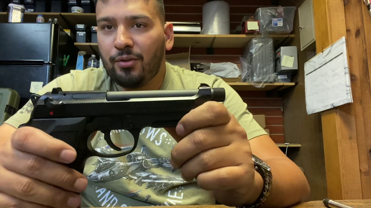 Clearing and functions check beretta 92A1