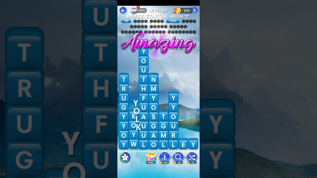 Word Crush Level 80 | Word Crush Words Starting With &lsquo;Y&rsquo;