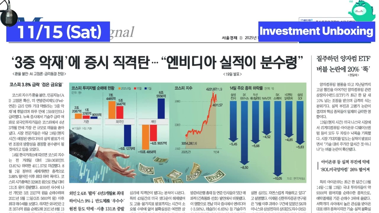 2025/11/15 (Sat) Investment Unboxing [ON AIR Sedaily]