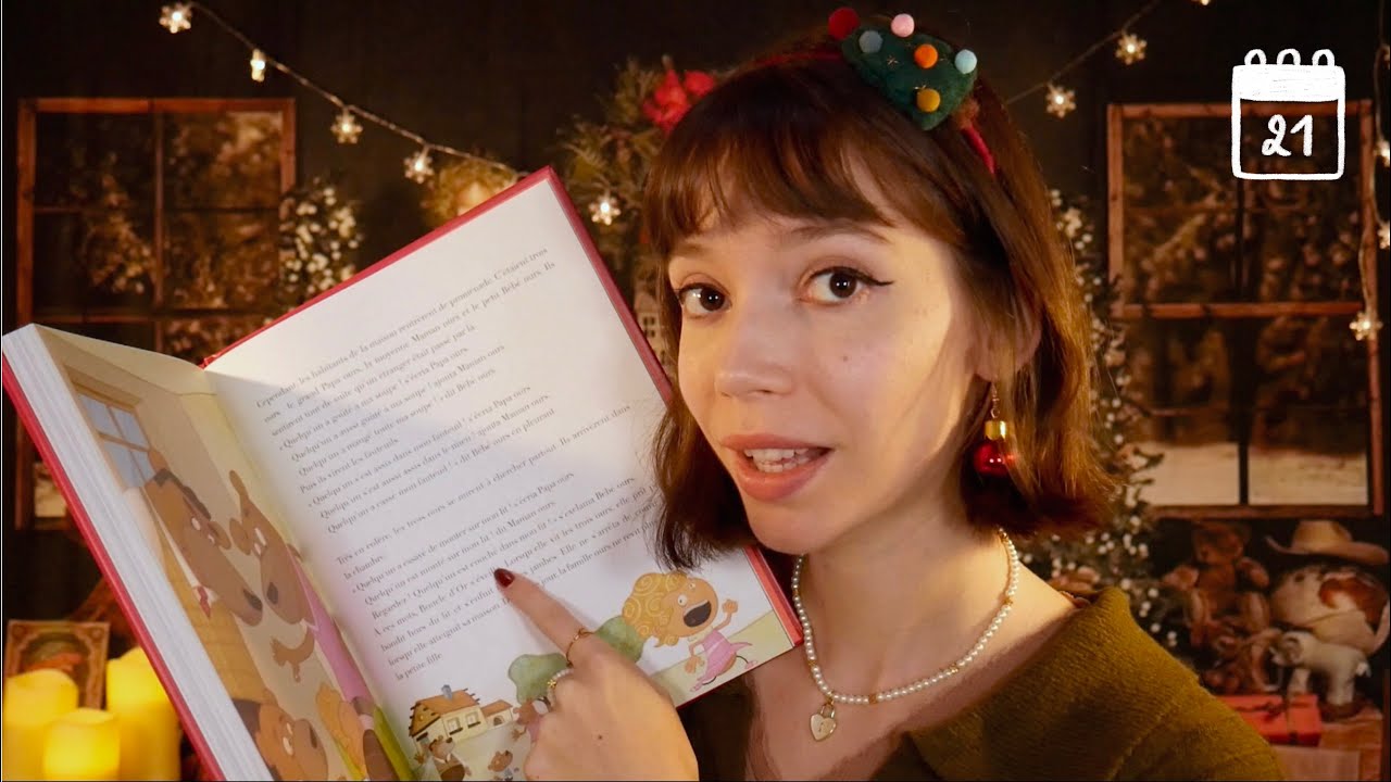ASMR 🎄 Lecture de contes de notre enfance au coin du feu 🔥
