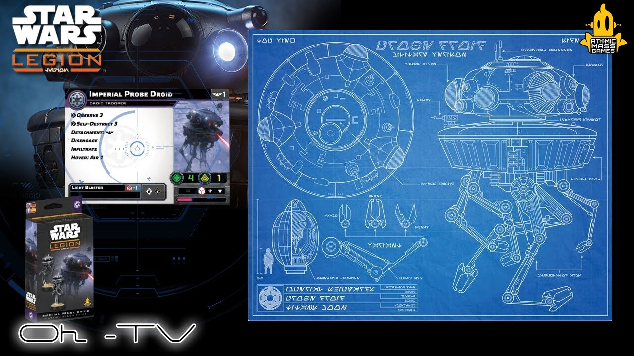 Preview des DROÏDES SONDE Empire #starwarslegion