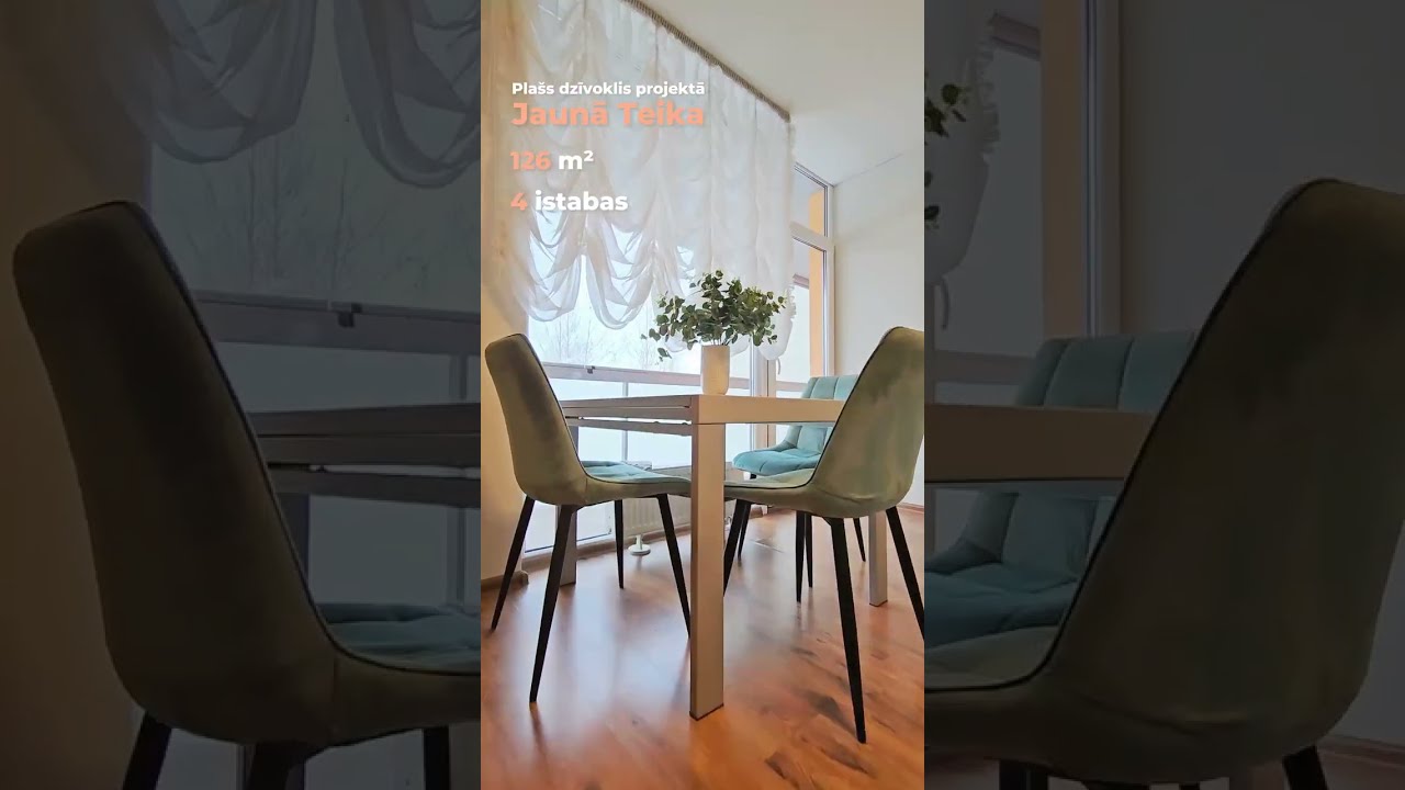 PĀRDOTS / SOLD! Rīga, Jaunā Teika. 4-istabu dzīvoklis, 126m2.