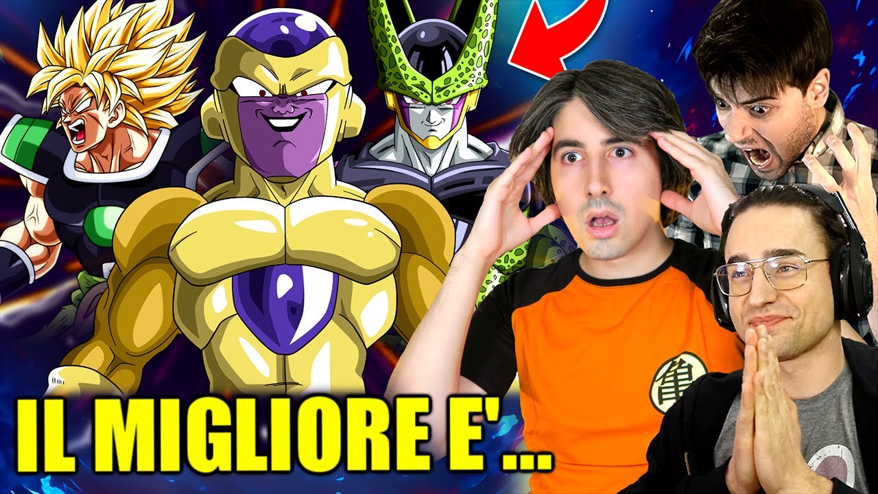 Votiamo il MIGLIOR CATTIVO di DBZ SUPER e GT 😱 il finale è sbagliato? Uwufufu con Tuberanza e Blazi