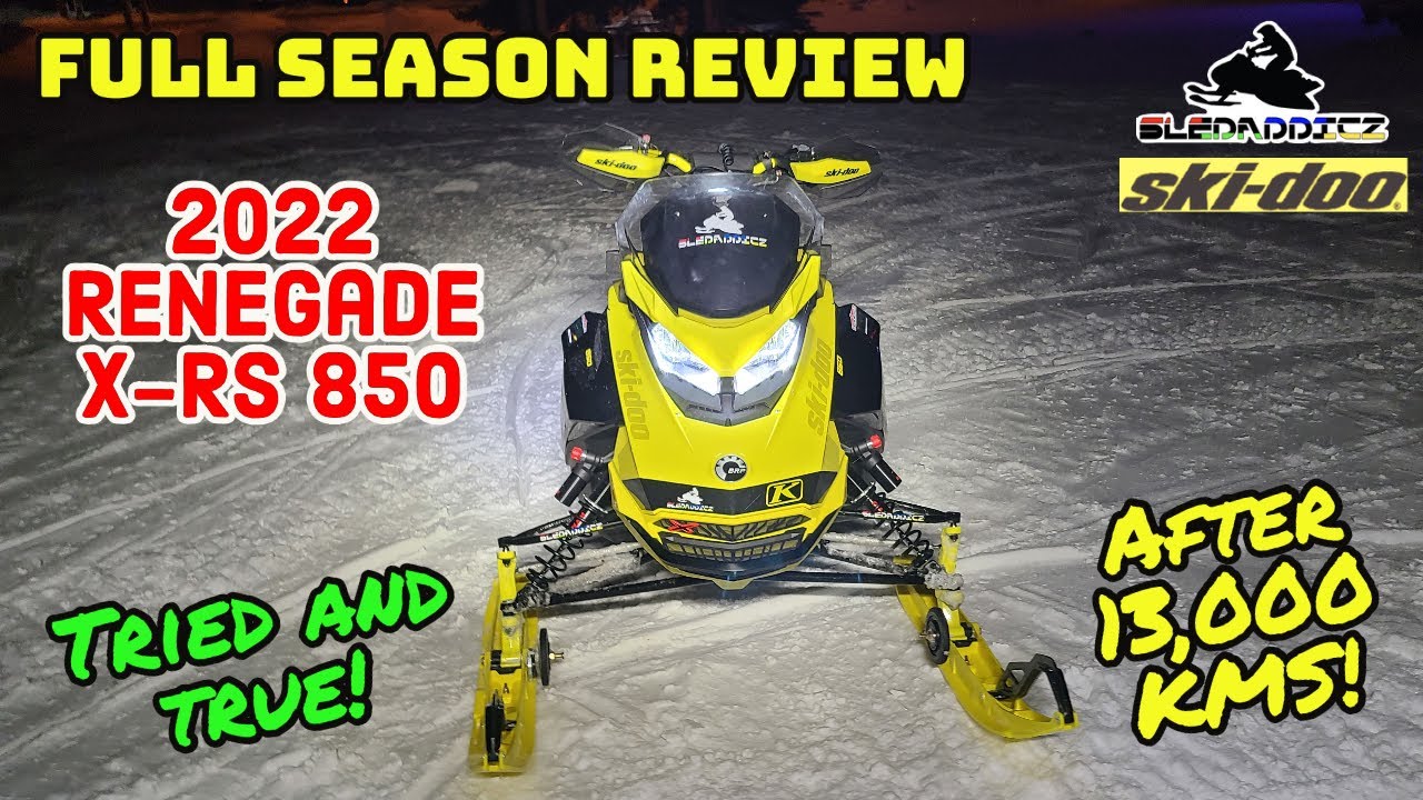 Reviewing the Fleet Part 2 of 3! | 2022 Ski-Doo Renegade XRS 850 After 13,000 KMs | A Mogul Master!
