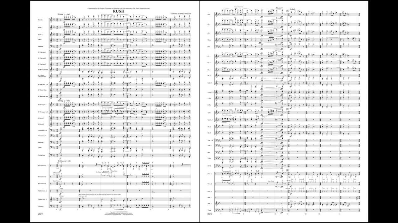 Rush by Samuel R. Hazo