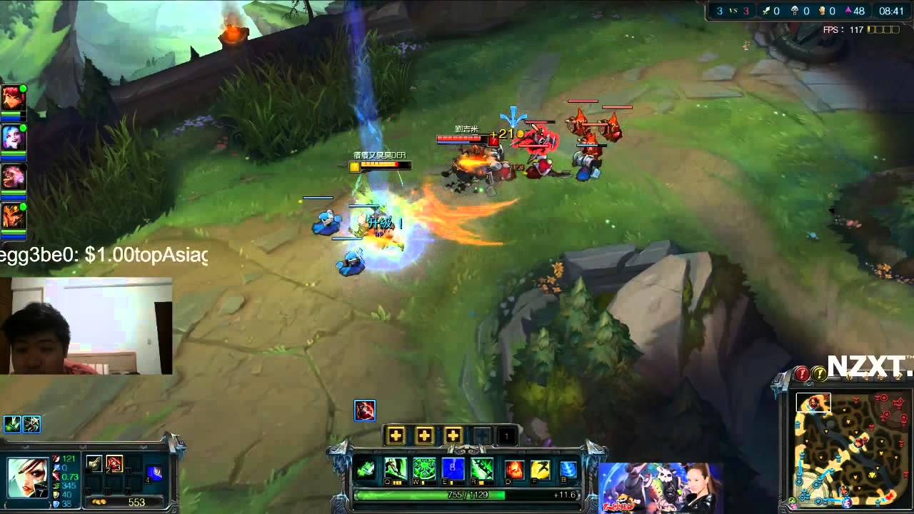 統神2015/01/02雷玟 超猛光速QA單殺奈德麗