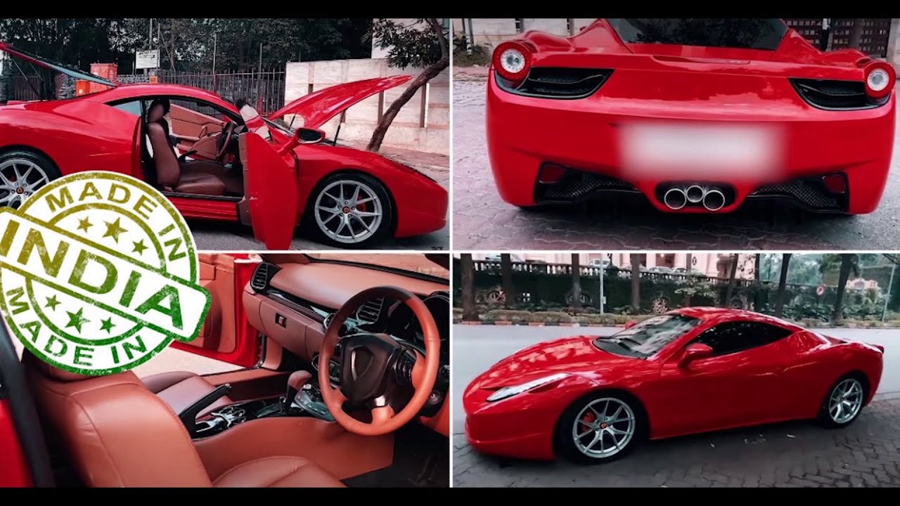 Honda Accord Modified To Ferrari 458 | First Made In Indi Ferrari