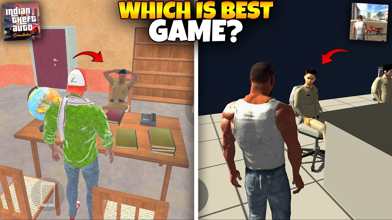 WHICH GAME IS BEST - INDIAN BIKES DRIVING 3D VS INDIAN THEFT AUTO SIMULATOR😱