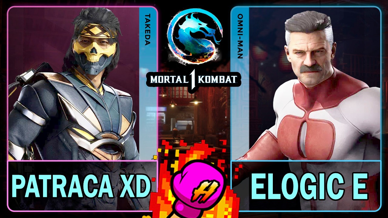 MK1 Patraca XD (TAKEDA) VS Elogic E (OMNI-MAN)🥊Mortal Kombat 1🥊4K 60ᶠᵖˢ