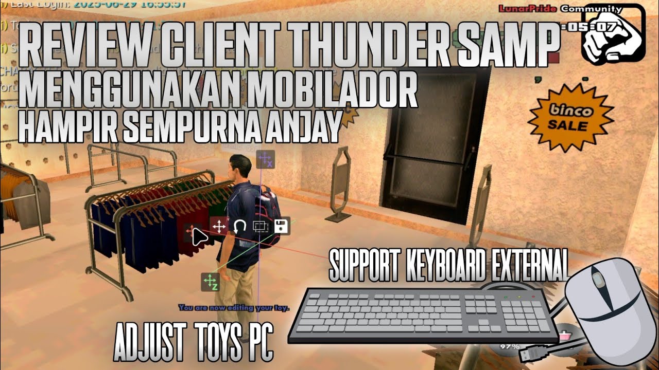 REVIEW CLIENT THUNDER SAMP INIMAH PC VERSI ANDROID JIR!