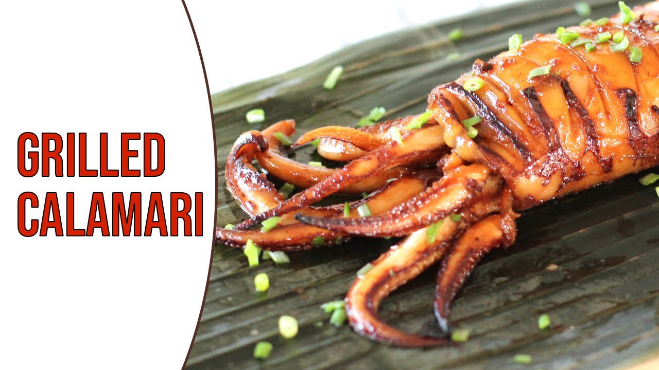 Mực nướng sốt Teriyaki và Mẹo hay cho món mực nướng ngon (Grilled Calamari with Teriyaki Sauce)