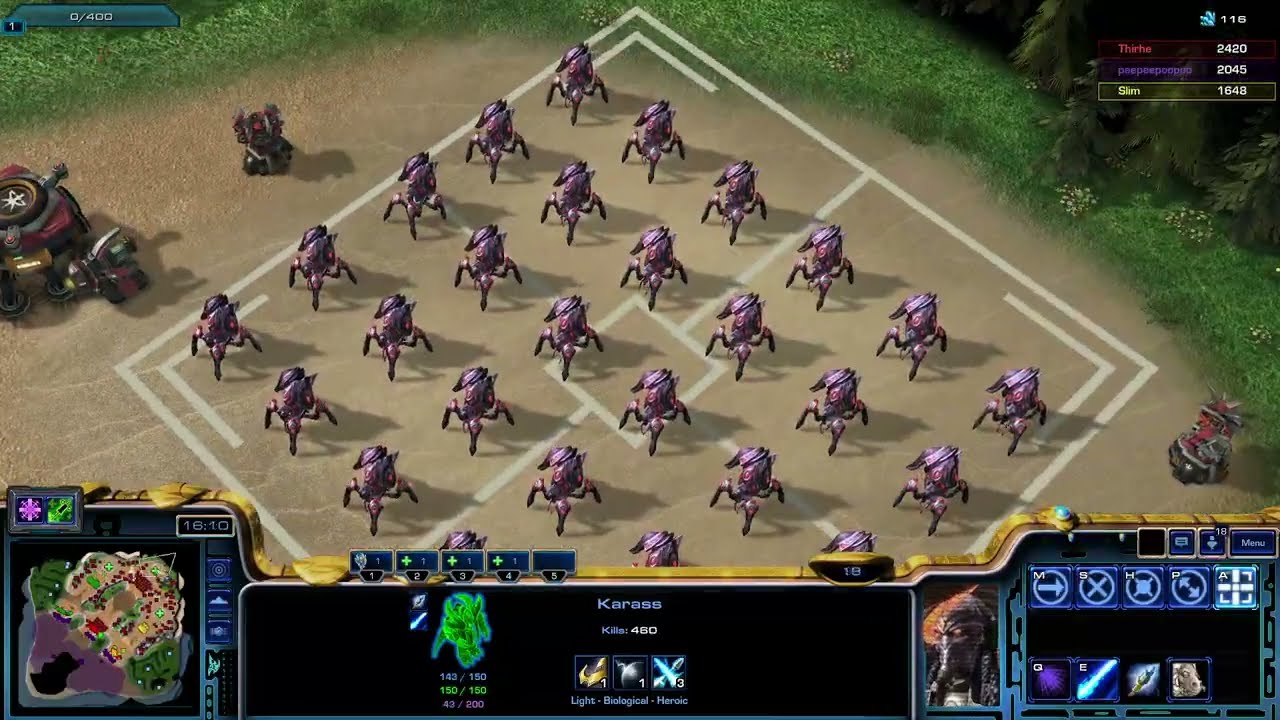 Starcraft 2 | Tya's Zerg Defense | Karass