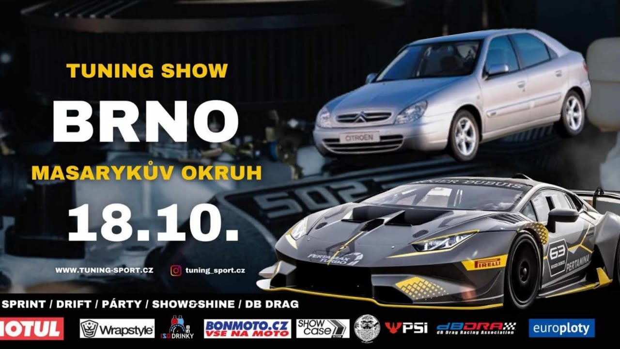 Tuning show Masarykův okruh v Brně 18.10.2025