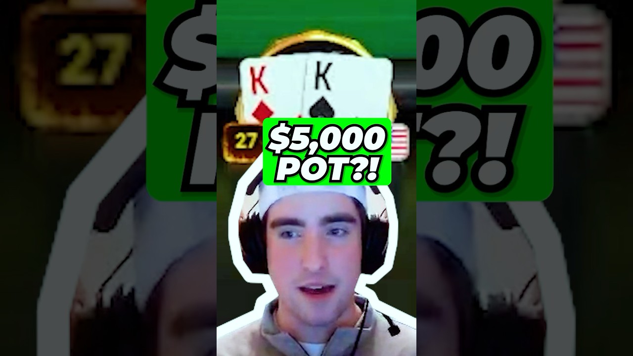 Can We Hold In $5,000 Pot With Kings?!!! #poker #clubgg #pokeronline #gambling #casino #trending