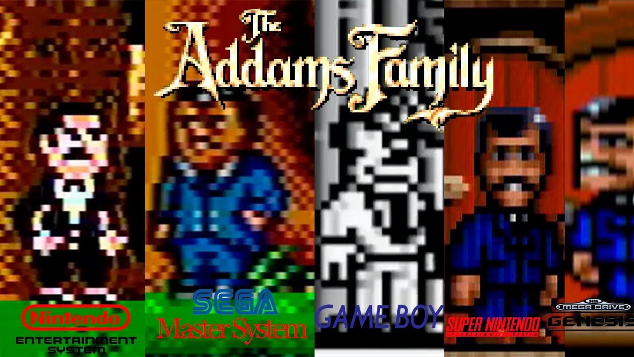 The Addams Family - NES vs Master System vs Game boy vs SNES vs Genesis (Mega Drive)