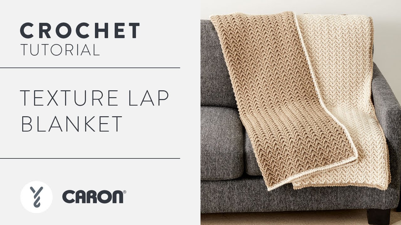 How to Crochet a Textured Lap Blanket | Beginner-Friendly