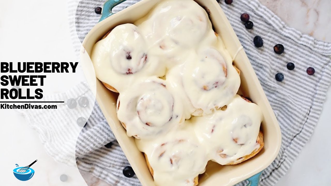 Best Blueberry Cinnamon Rolls (Blueberry Sweet Rolls)