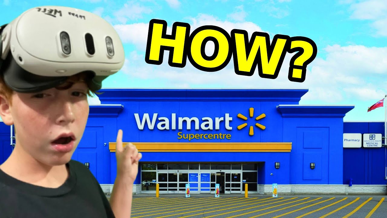 I Secretly Played VR at WALMART