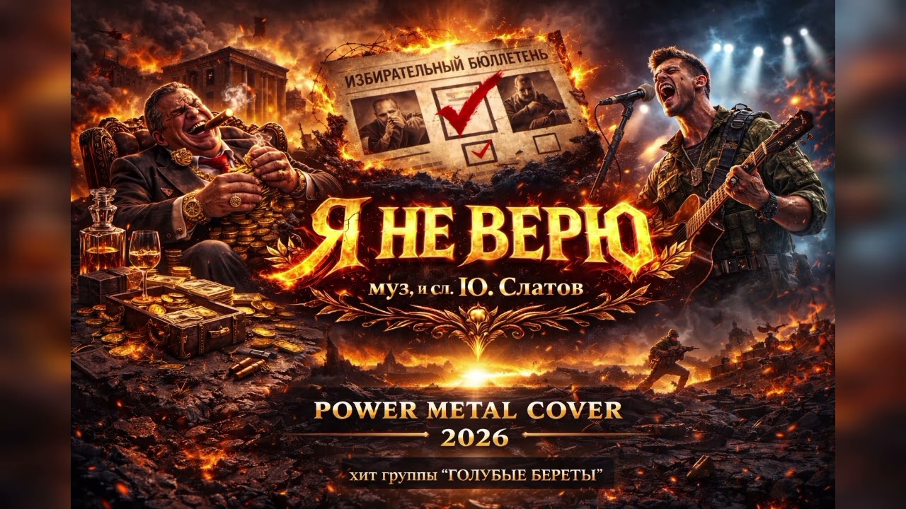 Голубые береты - Я не верю (power metal cover 2026)