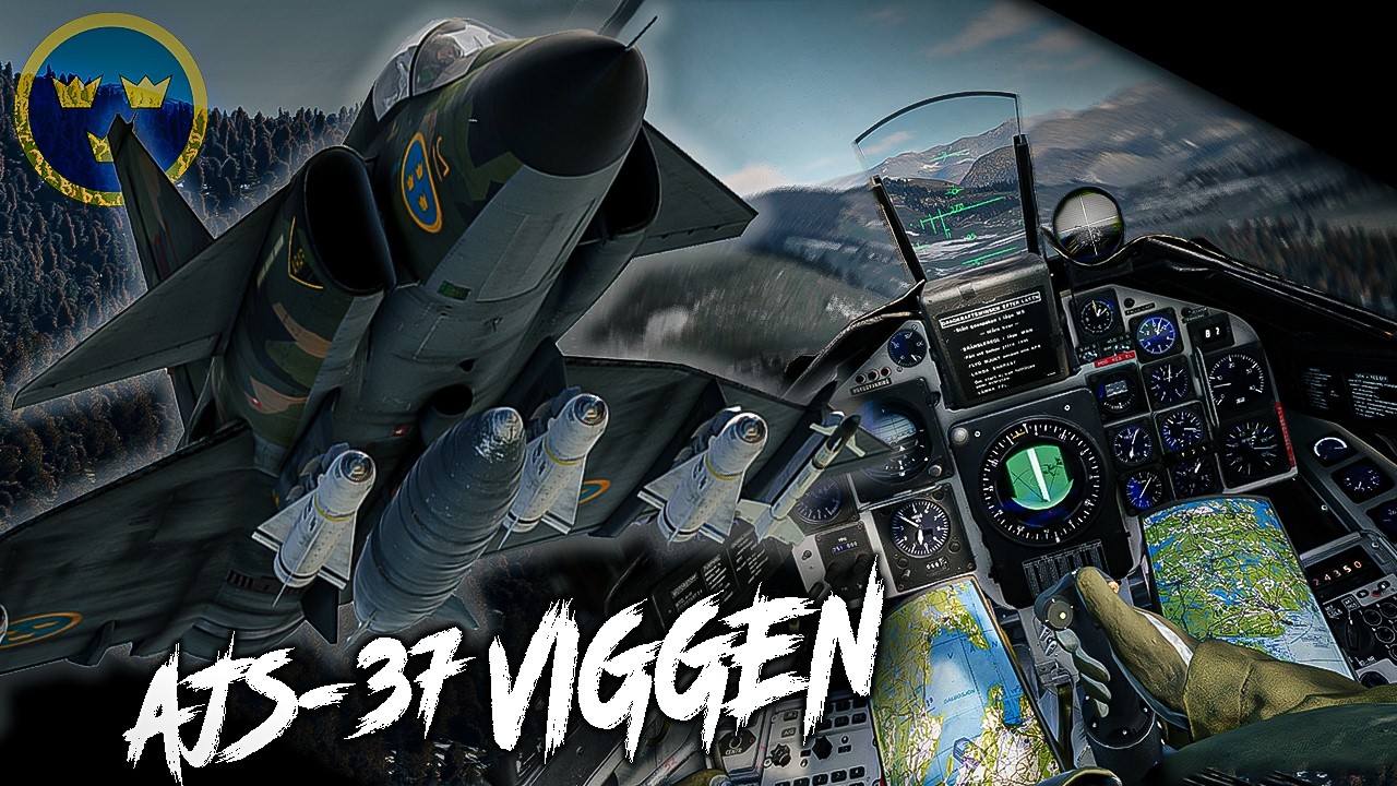 Ten Samolot Został Stworzony do Takich Misji | AJS-37 Viggen w Symulatorze DCS World