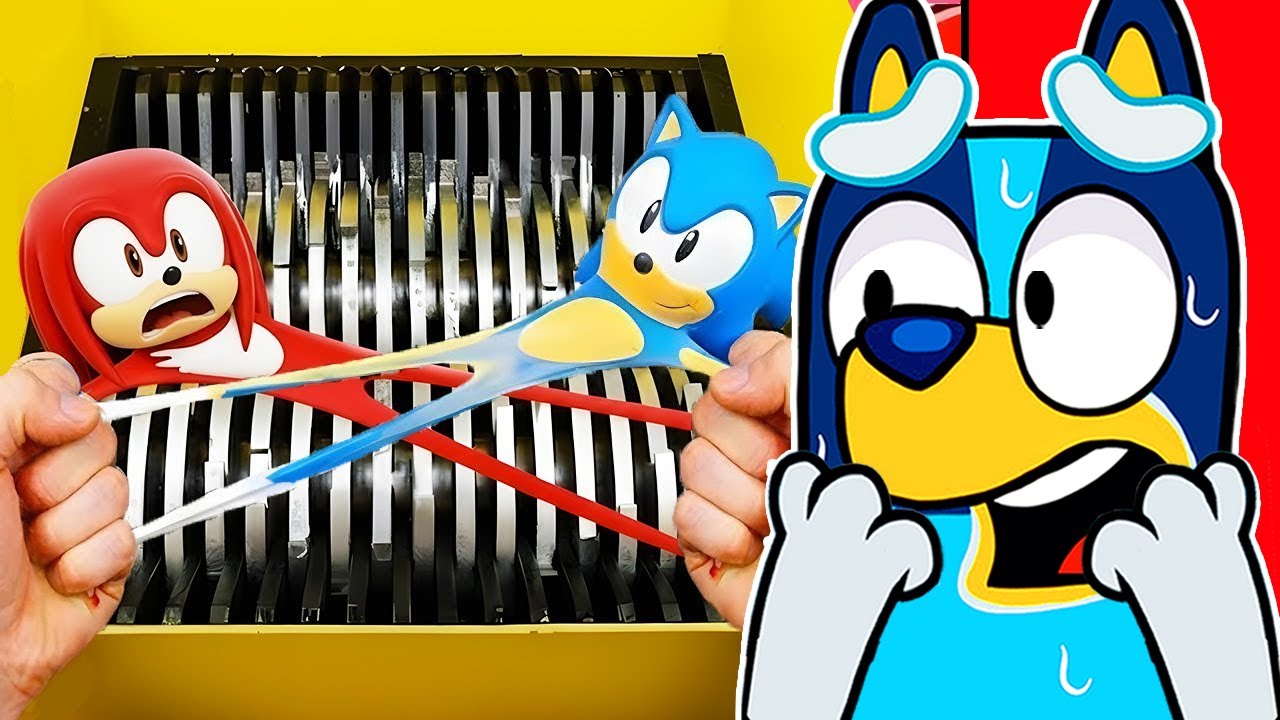 BLUEY RÉAGIT à SONIC et KNUCKLES qui sont font DÉCHIQUETER !