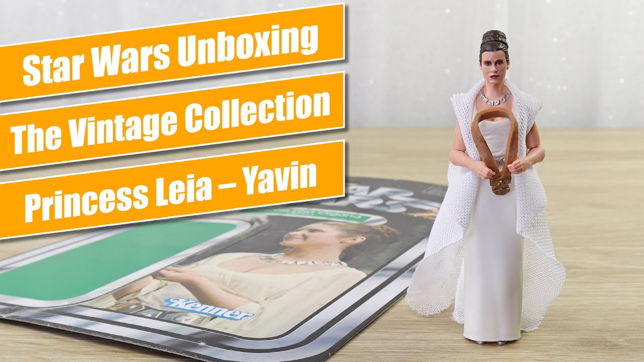 Princess Leia Organa (Yavin) VC150 3.75" Figure - Star Wars TVC Unboxing