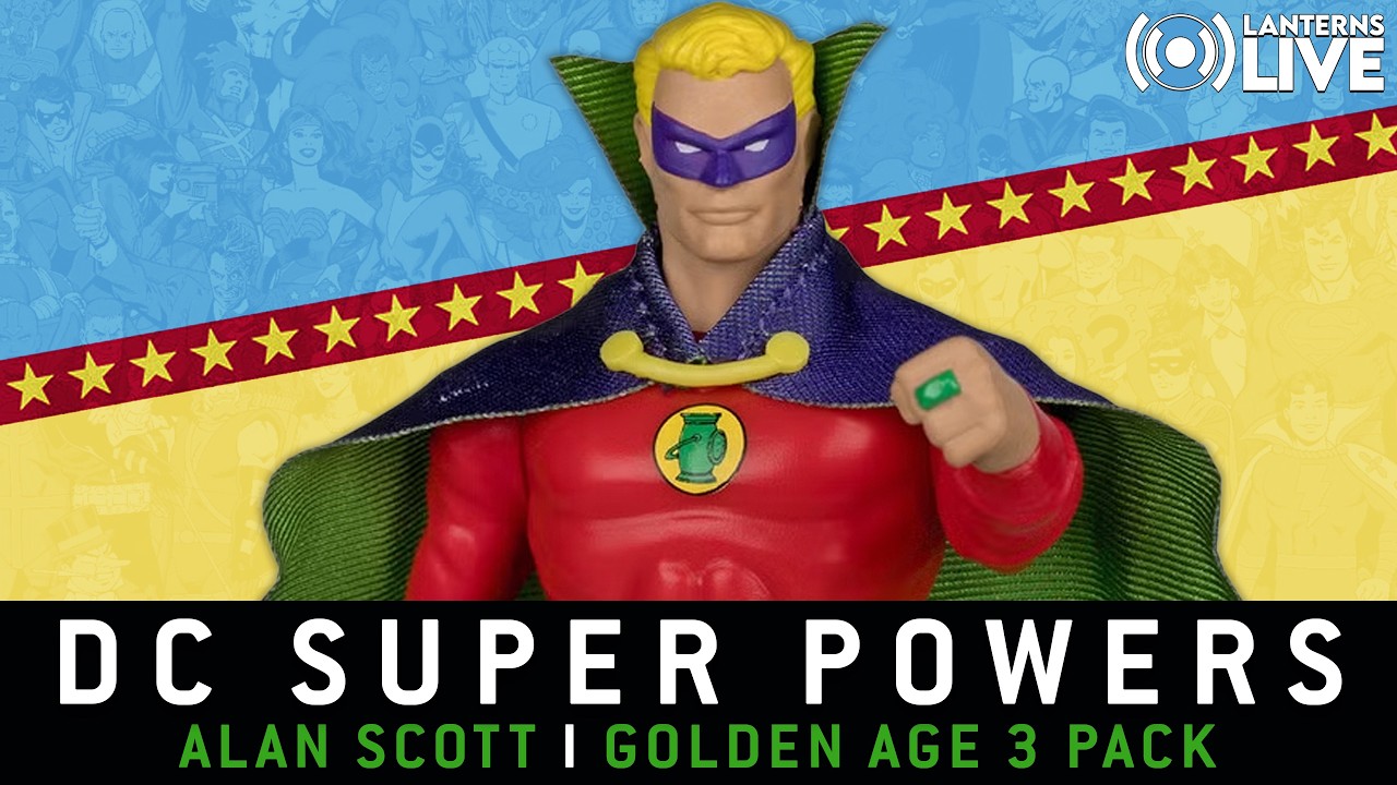 DC Super Powers Green Lantern, Hourman & Starman Action Figure Unboxing