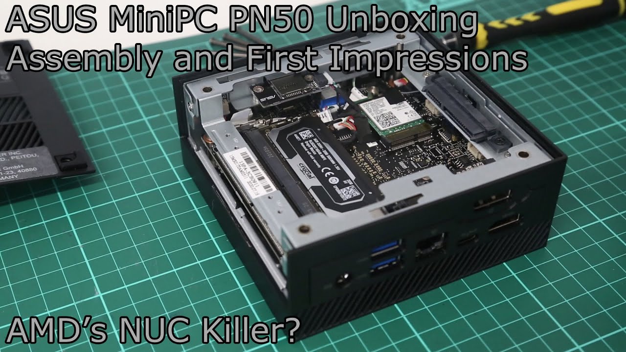 ASUS MiniPC PN50 — распаковка, сборка и первые впечатления — «Убийца» NUC от AMD?
