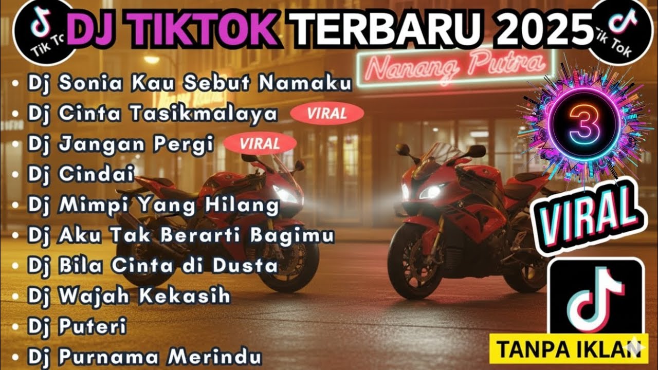 DJ TIKTOK VIRAL TERBARU 2025 SLOW BASS || DJ SONIA KAU SEBUT NAMAKU | DJ CINTA TASIKMA | TANPA IKLAN